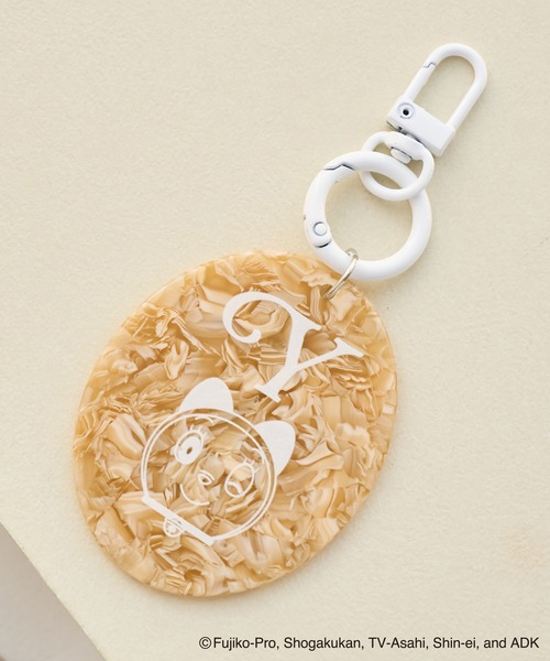 ROPE' PICNIC（ロペピクニック）の「【ドラえもんコレクション】マーブルカラーイニシャルアクリルチャーム（キーホルダー・レディース・サックスブルー/イエロー系その他/ホワイト/ライトグリーン/レッド系その他/ピンク・FREE）」の4枚目の写真