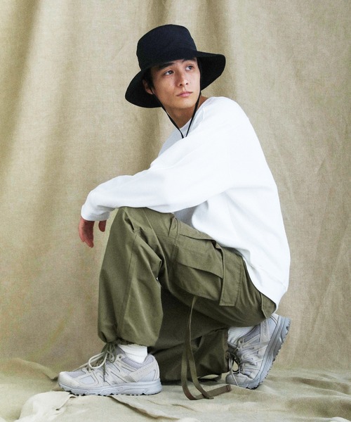 VERON(ヴァロン)の「コットンナイロン高密度ツイルM-65 US ARMYカーゴイージーパンツ(カーゴパンツ・メンズ・カーキ・M/L/S)」の6枚目の写真