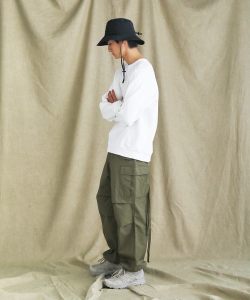 VERON(ヴァロン)の「コットンナイロン高密度ツイルM-65 US ARMYカーゴイージーパンツ(カーゴパンツ・メンズ・カーキ・M/L/S)」の9枚目の写真