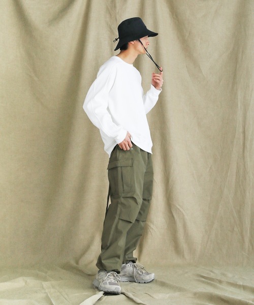 VERON(ヴァロン)の「コットンナイロン高密度ツイルM-65 US ARMYカーゴイージーパンツ(カーゴパンツ・メンズ・カーキ・M/L/S)」の10枚目の写真
