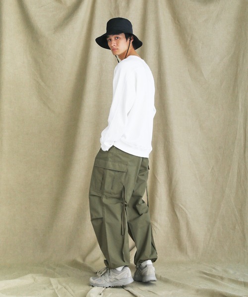 VERON(ヴァロン)の「コットンナイロン高密度ツイルM-65 US ARMYカーゴイージーパンツ(カーゴパンツ・メンズ・カーキ・M/L/S)」の11枚目の写真