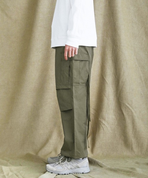 VERON(ヴァロン)の「コットンナイロン高密度ツイルM-65 US ARMYカーゴイージーパンツ(カーゴパンツ・メンズ・カーキ・M/L/S)」の19枚目の写真
