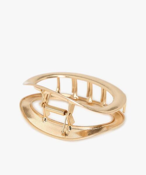 To b. by agnes b.（トゥービーバイアニエスベー）の「”To b.” ロゴ ヘアクリップ（その他ヘアアクセサリー・レディース・ゴールド・FREE）」の2枚目の写真