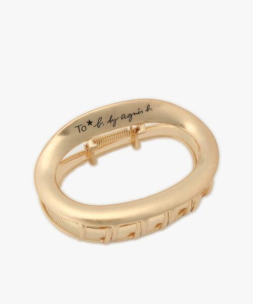 To b. by agnes b.（トゥービーバイアニエスベー）の「”To b.” ロゴ ヘアクリップ（その他ヘアアクセサリー・レディース・ゴールド・FREE）」の3枚目の写真