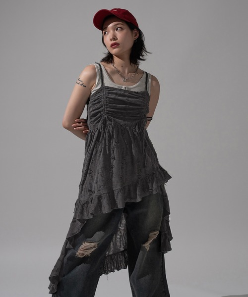 ドロストフリルキャミチュニック【ZOZOTOWN限定アイテム】（チュニック