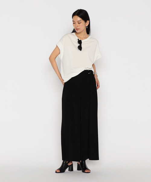 Gabardine K.T(ギャバジンケーティー)の「ハイテンションポンチ タックワイドパンツ(その他パンツ・レディース・ブラック/グレー/ネイビー/ライトグレー・7号/9号)」の9枚目の写真