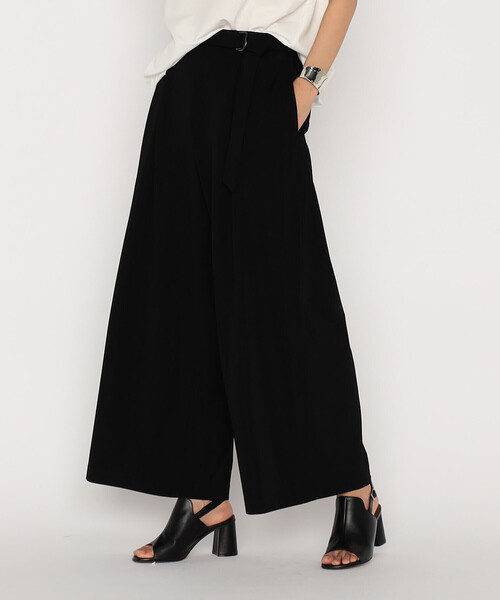 Gabardine K.T(ギャバジンケーティー)の「ハイテンションポンチ タックワイドパンツ(その他パンツ・レディース・ブラック/グレー/ネイビー/ライトグレー・7号/9号)」の10枚目の写真