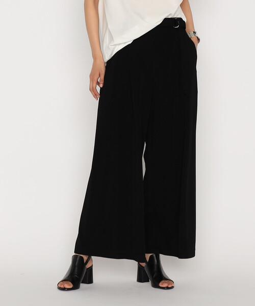 Gabardine K.T(ギャバジンケーティー)の「ハイテンションポンチ タックワイドパンツ(その他パンツ・レディース・ブラック/グレー/ネイビー/ライトグレー・7号/9号)」の11枚目の写真