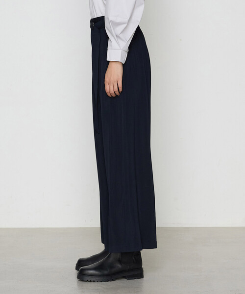 Gabardine K.T(ギャバジンケーティー)の「ハイテンションポンチ タックワイドパンツ(その他パンツ・レディース・ブラック/グレー/ネイビー/ライトグレー・7号/9号)」の16枚目の写真