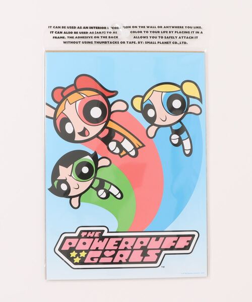 The Powerpuff Girs 】 パワーパフガールズ ポスターステッカー