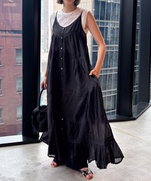 Audrey and John Wad（オードリーアンドジョンワッド）の「【インドコットン】スイッチングレースキャミワンピース-手洗い可-（ワンピース）」