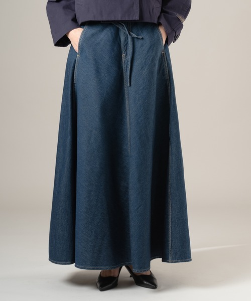 Levi's（リーバイス）の「Levi's/リーバイス XL SKIRT ダークインディゴ（デニムスカート・レディース・ダークインディゴブルー・23inch/24inch/25inch/26inch/27inch/28inch）」の15枚目の写真