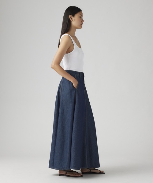 Levi's(リーバイス)の「Levi's/リーバイス XL SKIRT ダークインディゴ(デニムスカート・レディース・ダークインディゴブルー・23inch/24inch/25inch/26inch/27inch/28inch)」の15枚目の写真