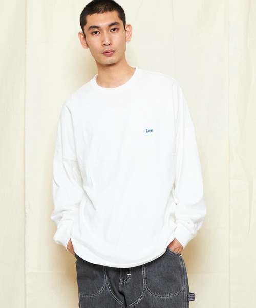 Lee（リー）の「Lee/リー RIDERS バックグラフィティースプレー バックプリント長袖Tシャツ（Tシャツ/カットソー・メンズ・サックスブルー/ブラック/ホワイト・SMALL/MEDIUM/LARGE/X-LARGE）」の20枚目の写真