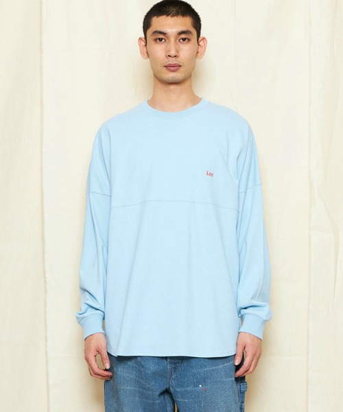 Lee（リー）の「Lee/リー RIDERS バックグラフィティースプレー バックプリント長袖Tシャツ（Tシャツ/カットソー・メンズ・サックスブルー/ブラック/ホワイト・SMALL/MEDIUM/LARGE/X-LARGE）」の11枚目の写真