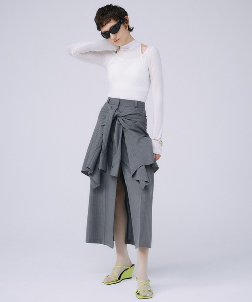 ジョゼムーン　　CURVE LINE SHEER CUTSEW MAX80%OFF／セール開催中 JOSE CUTSEW/カーブ SHEER LINE MOON