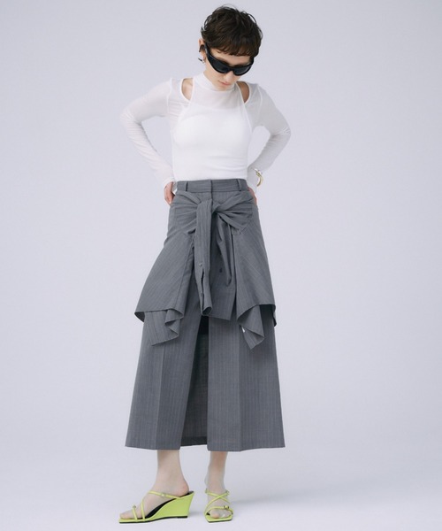 SHEER LAYERD CUTSEW/シアーレイヤードカットソー（Tシャツ
