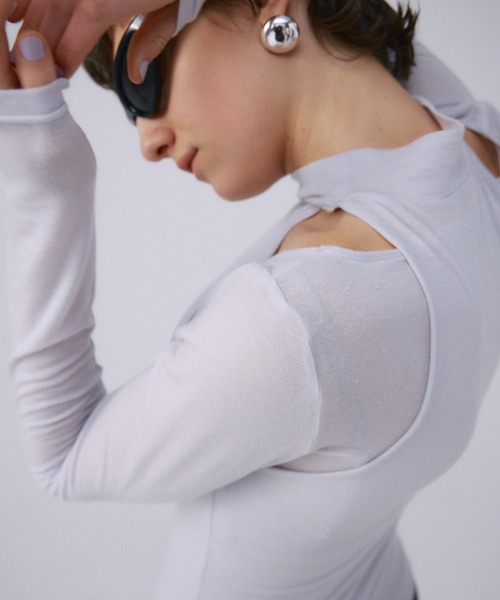 ジョゼムーン　　CURVE LINE SHEER CUTSEW MAX80%OFF／セール開催中 JOSE CUTSEW/カーブ SHEER LINE MOON