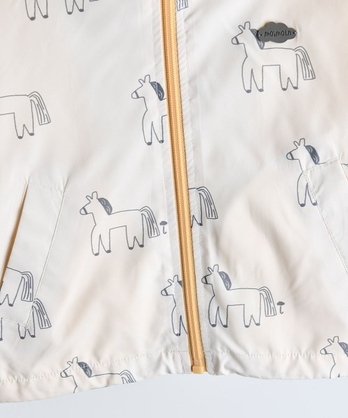 moimoln(モイモルン)の「【ReReアイテム】ポニーブルゾン(ブルゾン・キッズ・アイボリー・130cm/90cm/110cm/100cm/120cm)」の10枚目の写真