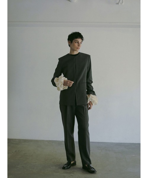 Her. 新作！ ボリュームスリーブニットトップス 完売品 黒 ボリュームスリーブニットトップス（ニット/セーター）｜HER