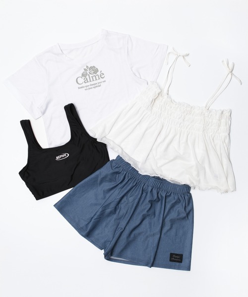 repipi armario 4点セット repipi armario/レピピアルマリオ シャーリングTシャツ4点セット（水着