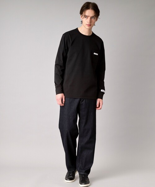 DRESSTERIOR(ドレステリア)の「【クイックドライ】ONE OCEAN サステナブルロンT(Tシャツ/カットソー・メンズ・ホワイト/グレー/ブラック・90/91/92)」の5枚目の写真