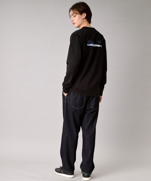 DRESSTERIOR(ドレステリア)の「【クイックドライ】ONE OCEAN サステナブルロンT(Tシャツ/カットソー・メンズ・ホワイト/グレー/ブラック・90/91/92)」の6枚目の写真