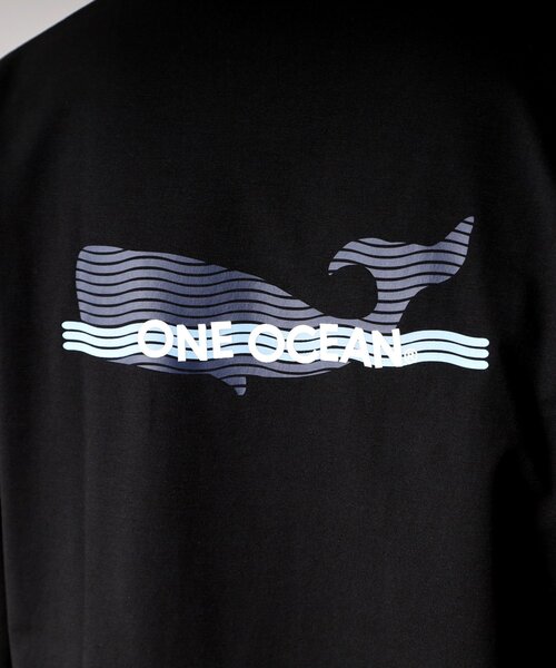 DRESSTERIOR(ドレステリア)の「【クイックドライ】ONE OCEAN サステナブルロンT(Tシャツ/カットソー・メンズ・ホワイト/グレー/ブラック・90/91/92)」の10枚目の写真