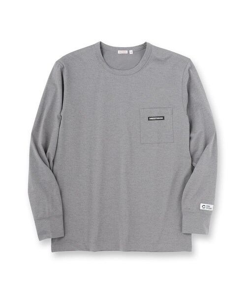 DRESSTERIOR(ドレステリア)の「【クイックドライ】ONE OCEAN サステナブルロンT(Tシャツ/カットソー・メンズ・ホワイト/グレー/ブラック・90/91/92)」の13枚目の写真