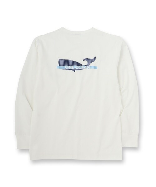 DRESSTERIOR(ドレステリア)の「【クイックドライ】ONE OCEAN サステナブルロンT(Tシャツ/カットソー・メンズ・ホワイト/グレー/ブラック・90/91/92)」の16枚目の写真
