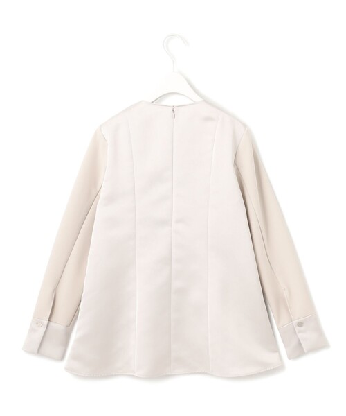 ICB（アイシービー）の「【洗える】ミリオーネダンボールニット ペプラムブラウス（シャツ/ブラウス・レディース・ブラック系/ネイビー系/ライトイエロー系・2/0/4/6）」の13枚目の写真