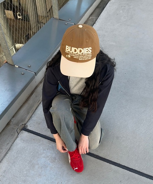 napinna maison（ナピナメゾン）の「【napinna maison×４sisters】ロゴ刺繍キャップ（キャップ・レディース・グリーン/ブラウン系/アイボリー系/ネイビー・FREE）」の8枚目の写真