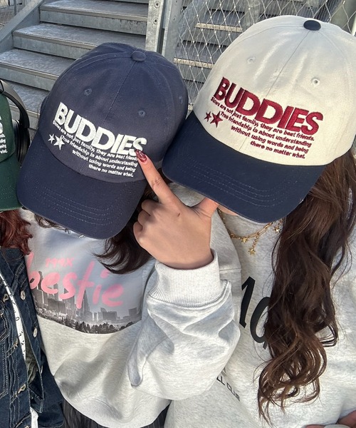 napinna maison（ナピナメゾン）の「【napinna maison×４sisters】ロゴ刺繍キャップ（キャップ・レディース・グリーン/ブラウン系/アイボリー系/ネイビー・FREE）」の12枚目の写真