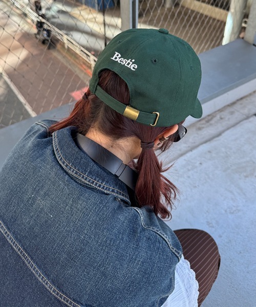 napinna maison（ナピナメゾン）の「【napinna maison×４sisters】ロゴ刺繍キャップ（キャップ・レディース・グリーン/ブラウン系/アイボリー系/ネイビー・FREE）」の16枚目の写真