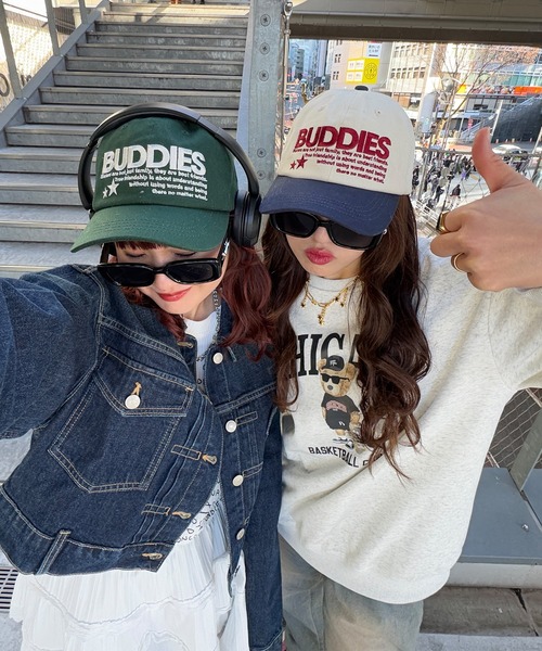 napinna maison（ナピナメゾン）の「【napinna maison×４sisters】ロゴ刺繍キャップ（キャップ・レディース・グリーン/ブラウン系/アイボリー系/ネイビー・FREE）」の20枚目の写真