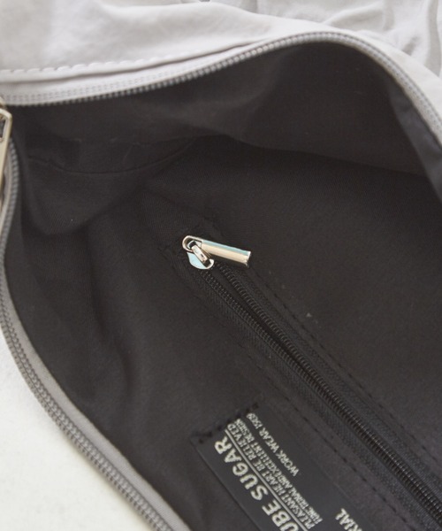 CUBE SUGAR（キューブシュガー）の「ナイロンメッシュポケットショルダーバッグ（ショルダーバッグ・レディース・グレー/ナチュラル/ブラック・M）」の18枚目の写真