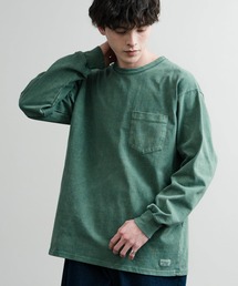 KRIFF MAYER | KRIFF MAYER クリフメイヤー オーバーサイズ ヘビーオンスピグメントクルーネック長袖Tシャツ ロンT 2435807(Tシャツ/カットソー)