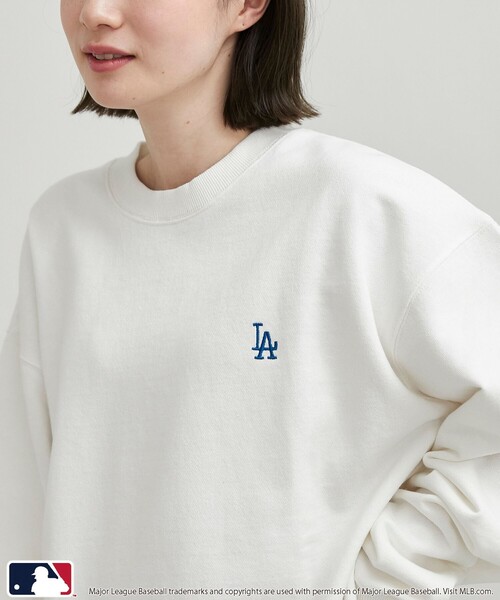 MLB(メジャーリーグベースボール)の「MLB別注 花札バックプリント クルーネックスウェット(スウェット・メンズ・ダークグリーン/ネイビー/ブラック/ホワイト/オレンジ・XL/L/M)」の6枚目の写真