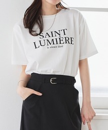 Pierrot | イージーケア オーバーサイズロゴTシャツ(Tシャツ/カットソー)