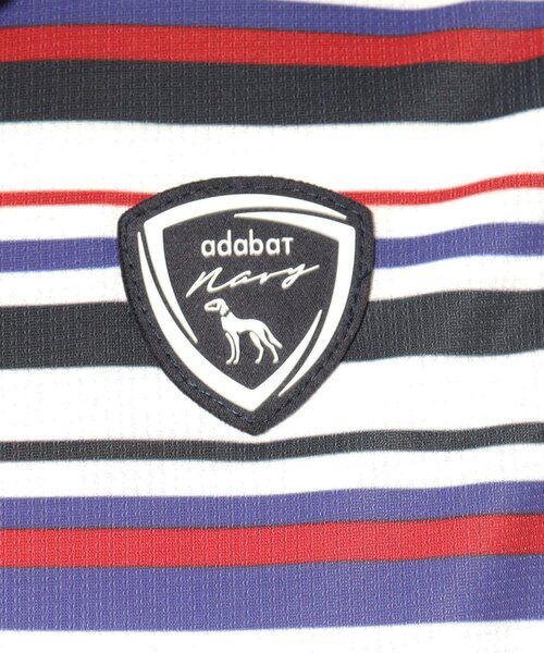 adabat（アダバット）の「【新レーベル ADABAT NAVY】吸水速乾/接触冷感 ボーダーコンビワンピース（ワンピース・レディース・ホワイト系3・42/40/38）」の15枚目の写真