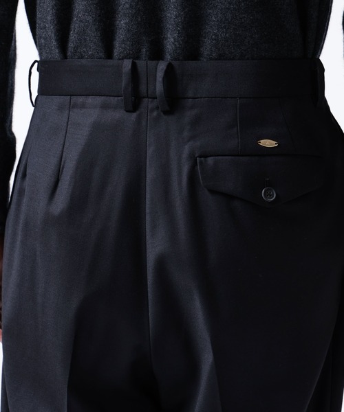 ASSEMBLANC｣シルクブレンドクリースワイドトラウザー ASSEMBLANC