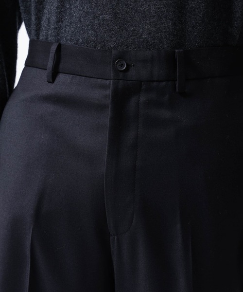 ASSEMBLANC｣シルクブレンドクリースワイドトラウザー ASSEMBLANC