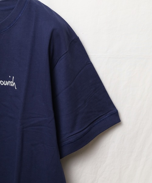 ARCHIVER(アーカイバ)の「【RS】【RDS】フロントプリントTシャツ(Tシャツ/カットソー・レディース・コーラル/ネイビー・MEDIUM/LARGE)」の9枚目の写真