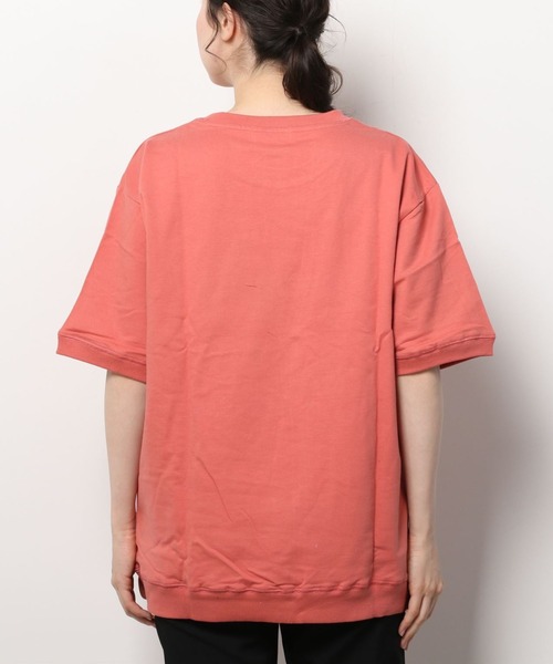ARCHIVER(アーカイバ)の「【RS】【RDS】フロントプリントTシャツ(Tシャツ/カットソー・レディース・コーラル/ネイビー・MEDIUM/LARGE)」の11枚目の写真