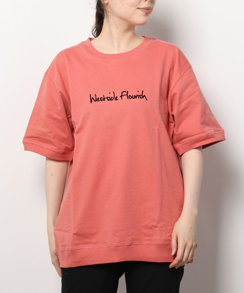 ARCHIVER(アーカイバ)の「【RS】【RDS】フロントプリントTシャツ(Tシャツ/カットソー・レディース・コーラル/ネイビー・MEDIUM/LARGE)」の12枚目の写真