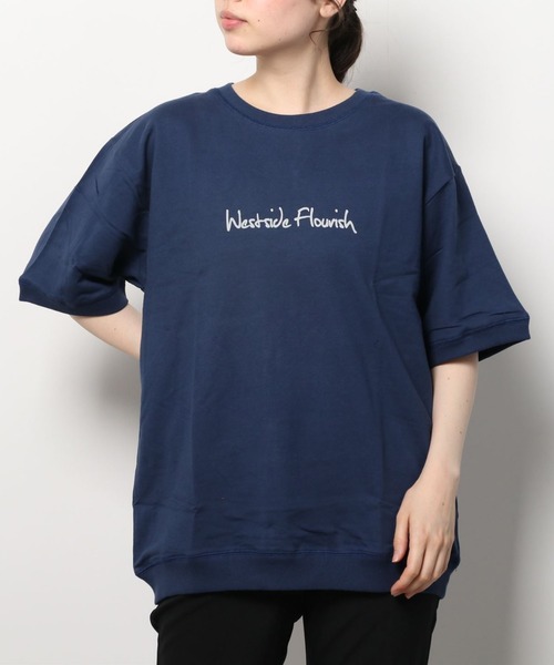 ARCHIVER(アーカイバ)の「【RS】【RDS】フロントプリントTシャツ(Tシャツ/カットソー・レディース・コーラル/ネイビー・MEDIUM/LARGE)」の13枚目の写真