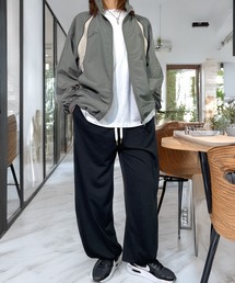 Candlestick（キャンドルスティック）の「バルーンシルエット ワイド スウェットパンツ トラックパンツ 春服（スウェットパンツ）」