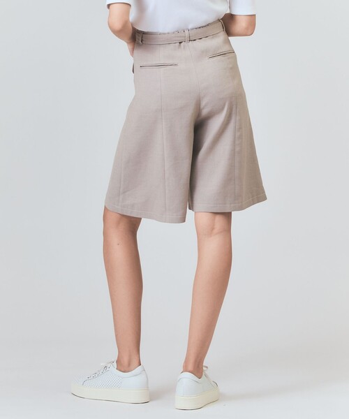 GRACE CLASS（グレースクラス）の「リネンデニムライクパンツ（デニムパンツ・レディース・ブラック/ベージュ・36/38）」の3枚目の写真