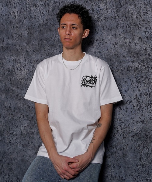 RIPPER（リッパー）の「【RIPPER】オールドスクリプト Tシャツ / Old Script Short Sleeve Tee（Tシャツ/カットソー・メンズ・ホワイト×ブルー/ホワイト×ブラック/ブラック×ホワイト/ブラック×ブルー・M/L/XL）」の13枚目の写真