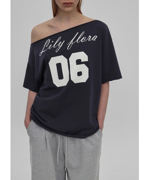 BLACKUP（ブラックアップ）の「[MADE] プリピーボートネックプリント半袖Tシャツ（Tシャツ/カットソー・レディース・ホワイト/チャコール/ネイビー・FREE）」の17枚目の写真